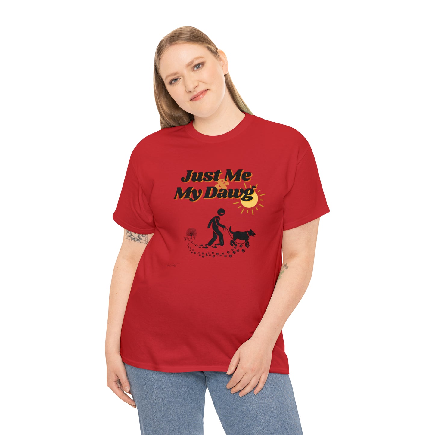 Women's (Just Me & My Dawg) Cotton Tee