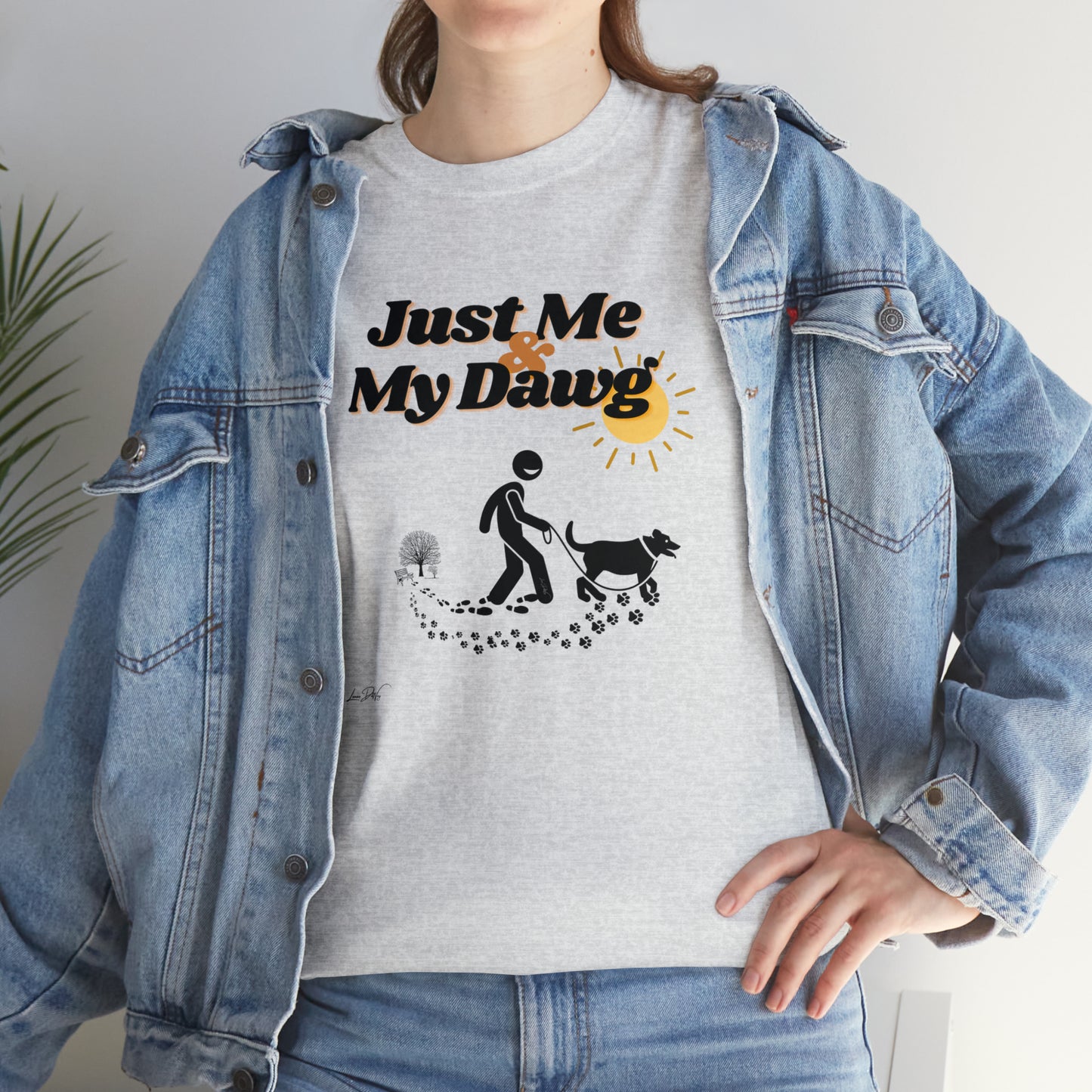 Women's (Just Me & My Dawg) Cotton Tee