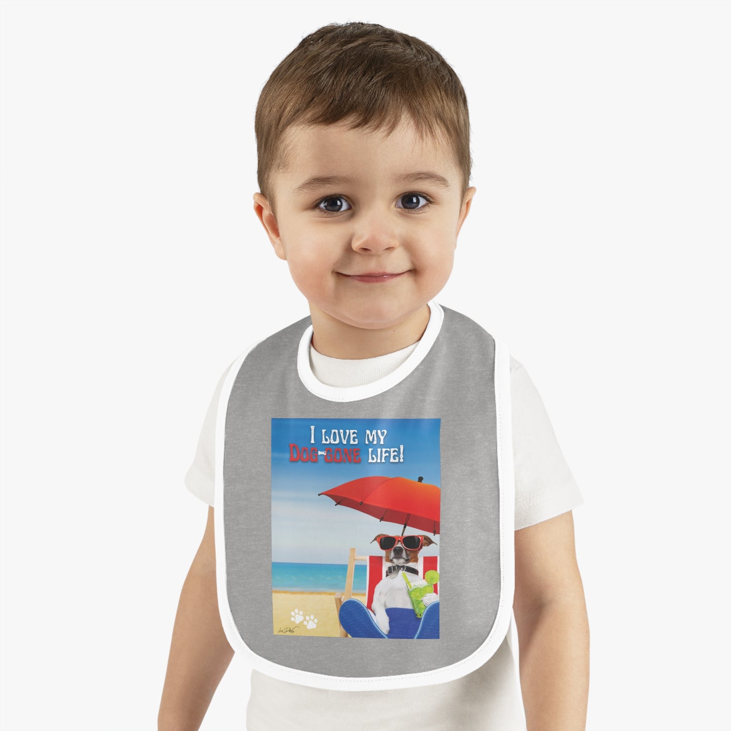 Baby (I Love My Dog-Gone Life) Jersey Bib