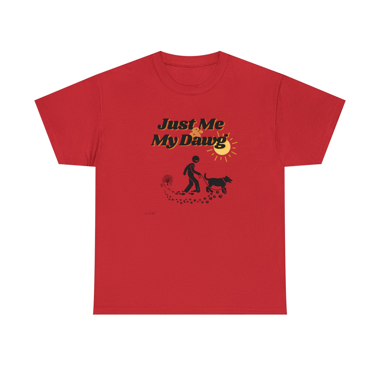 Women's (Just Me & My Dawg) Cotton Tee