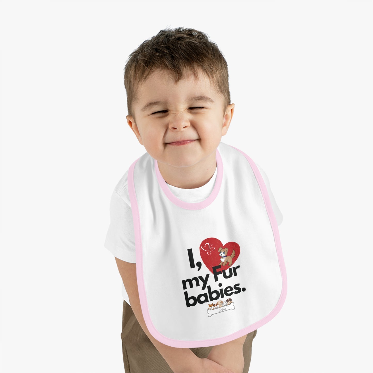 Baby (I Love My Fur Baby) Jersey Bib