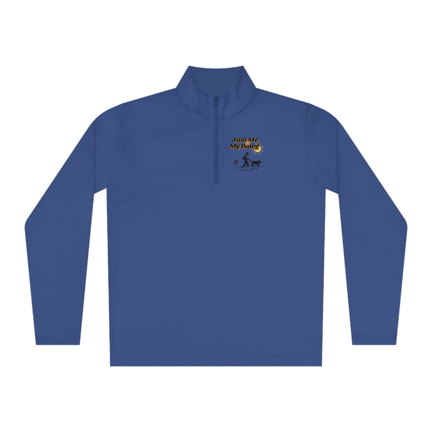 Men's (Just Me & My Dawg) Quarter-Zip Pullover