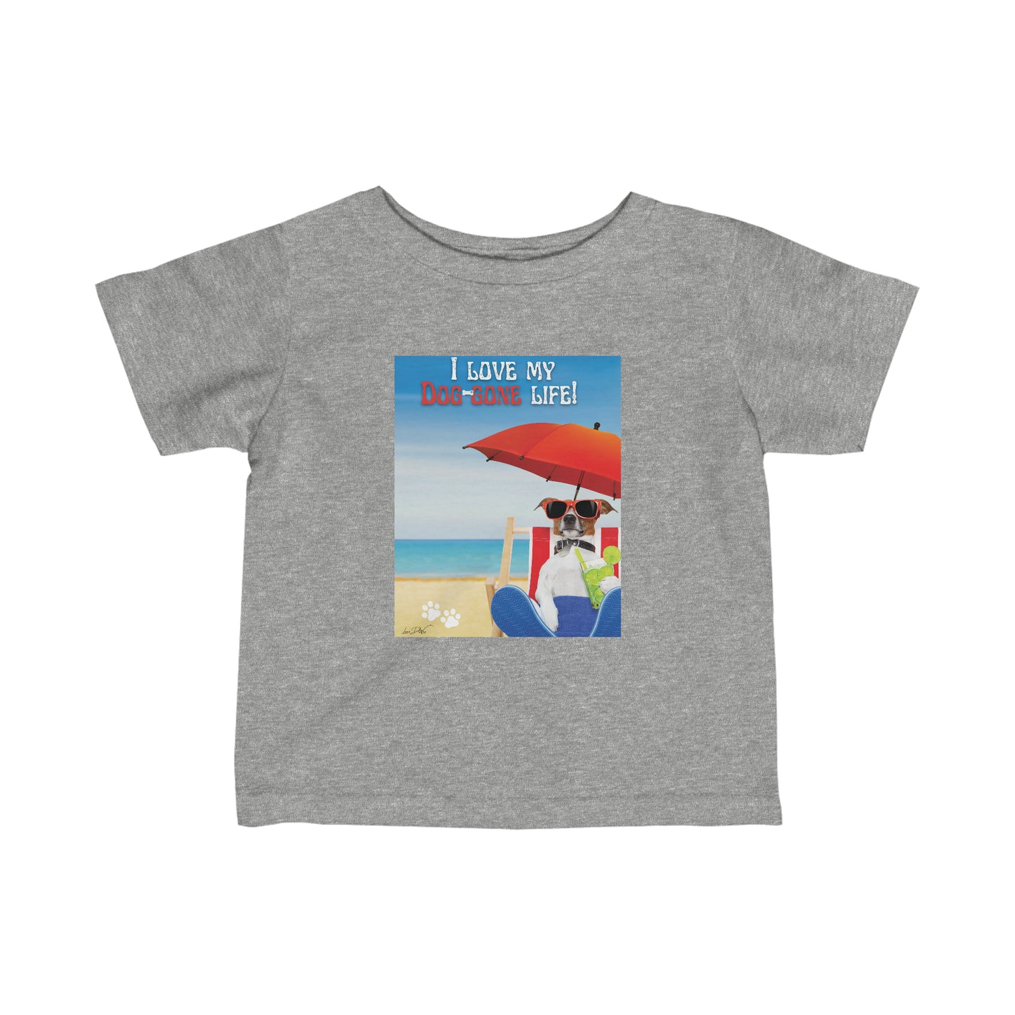 Toddler/Baby (I Love My Dog-Gone Life) Jersey Tee