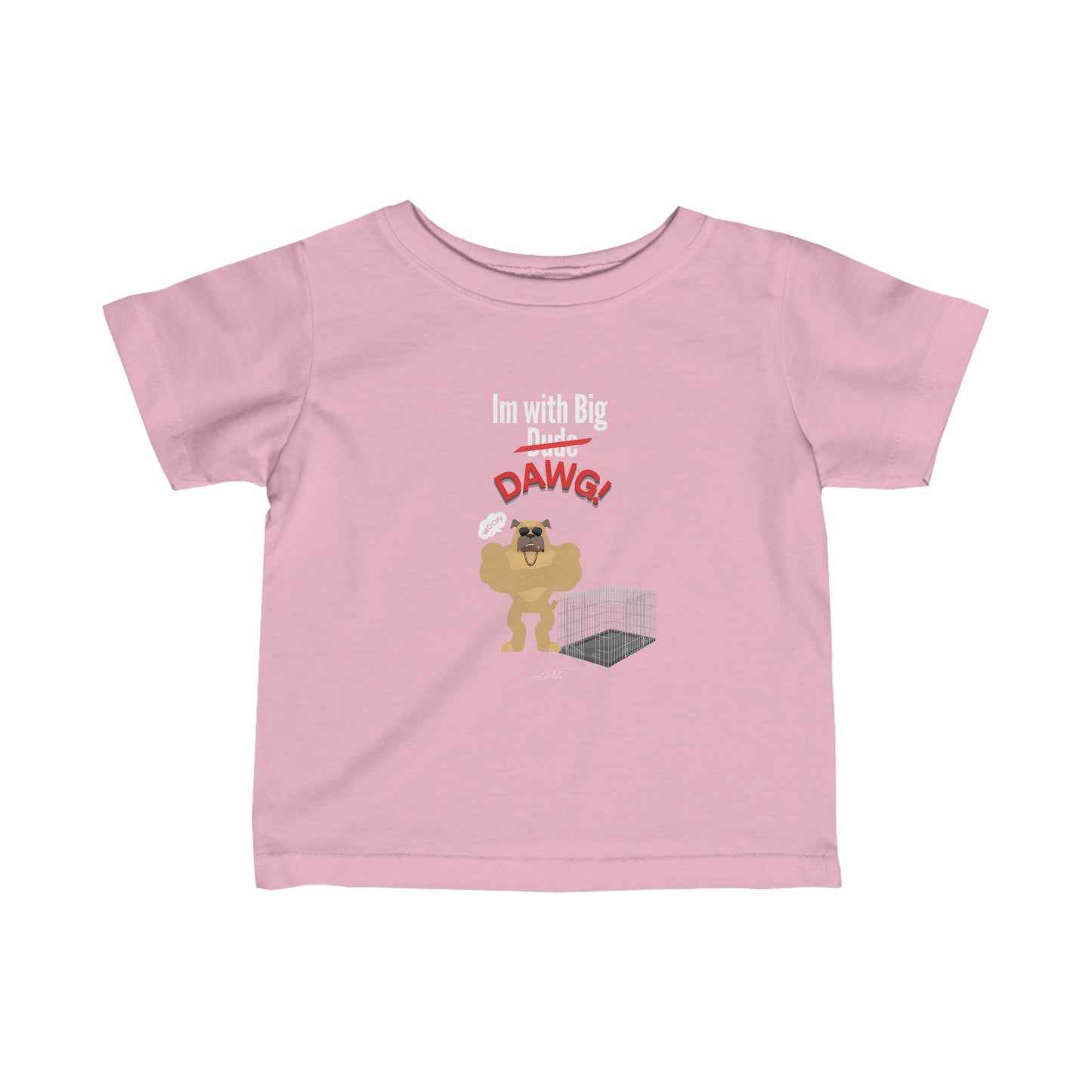 Toddler/Baby (Im With Big Dawg) Jersey Tee