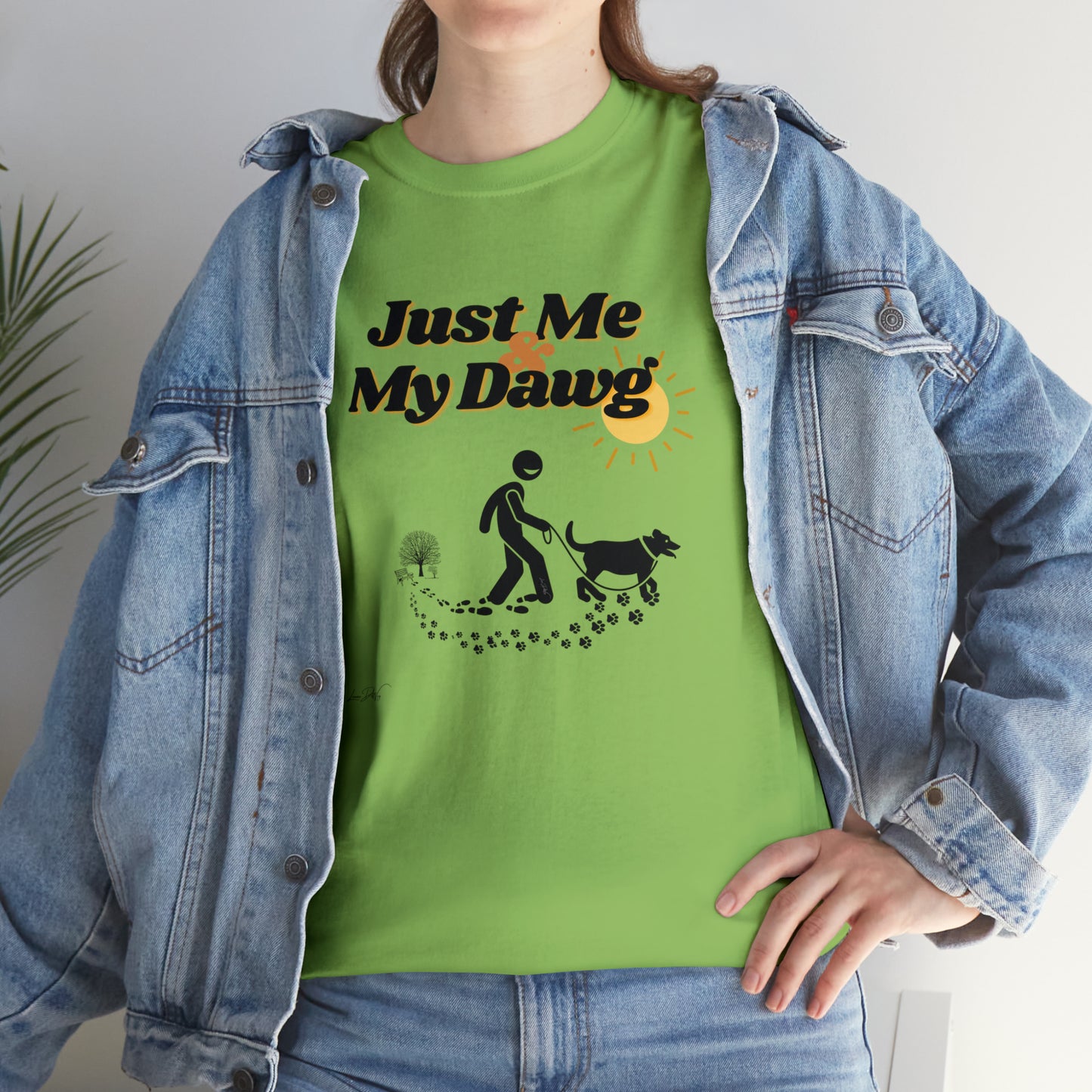 Women's (Just Me & My Dawg) Cotton Tee