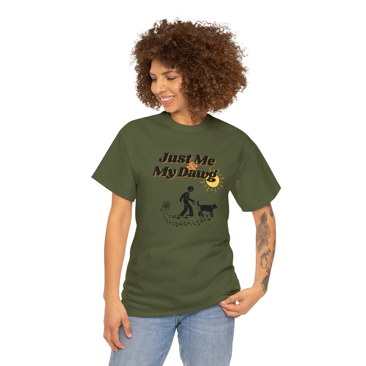 Women's (Just Me & My Dawg) Cotton Tee