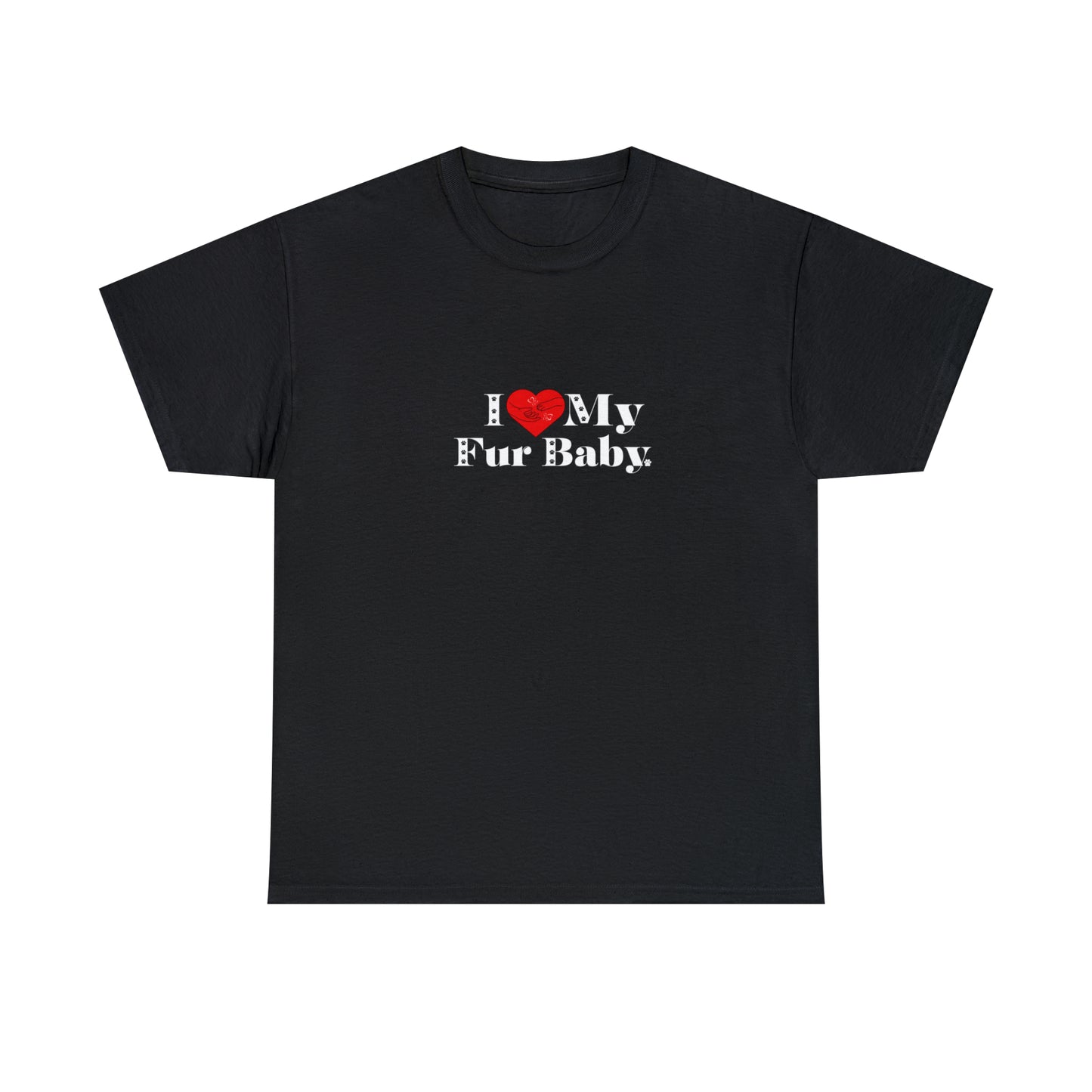 Men's (I Love My Fur Baby) Cotton Tee