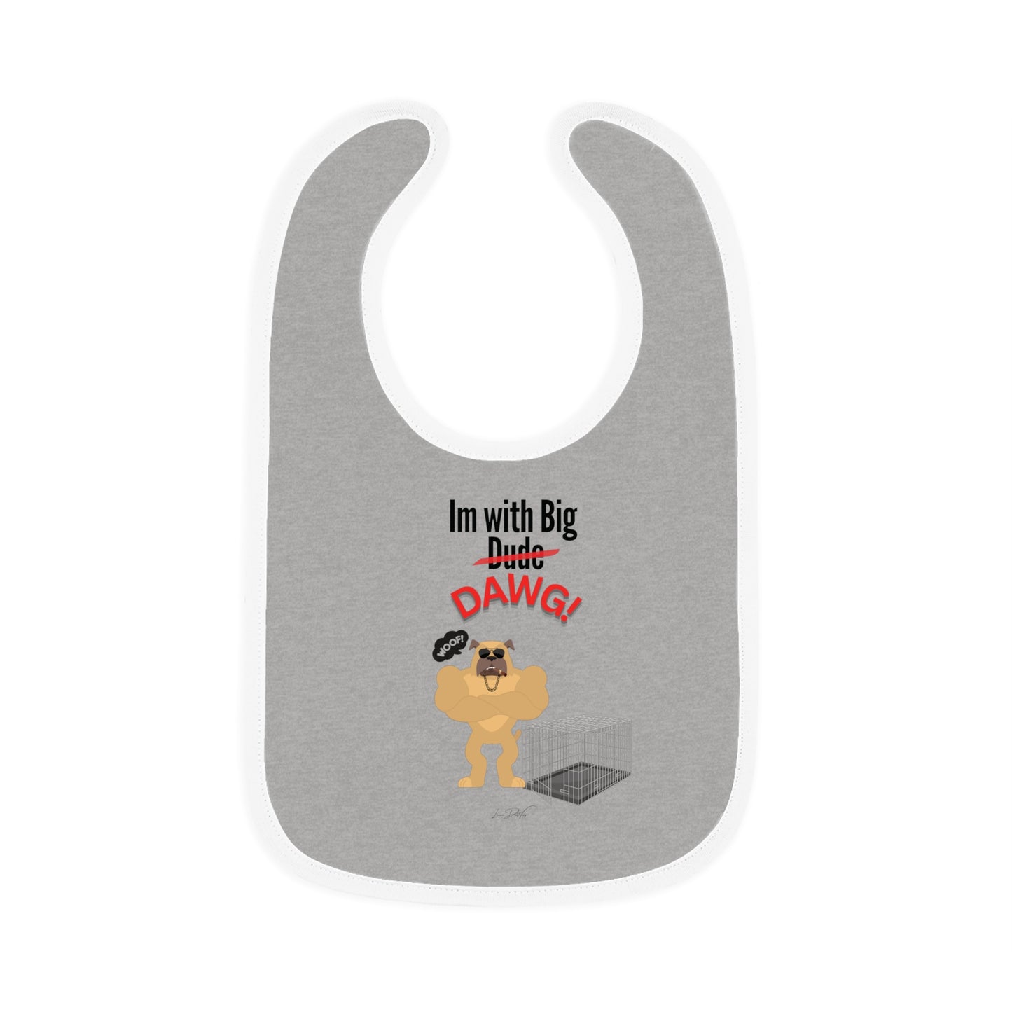 Baby (Im With Big Dawg) Jersey Bib