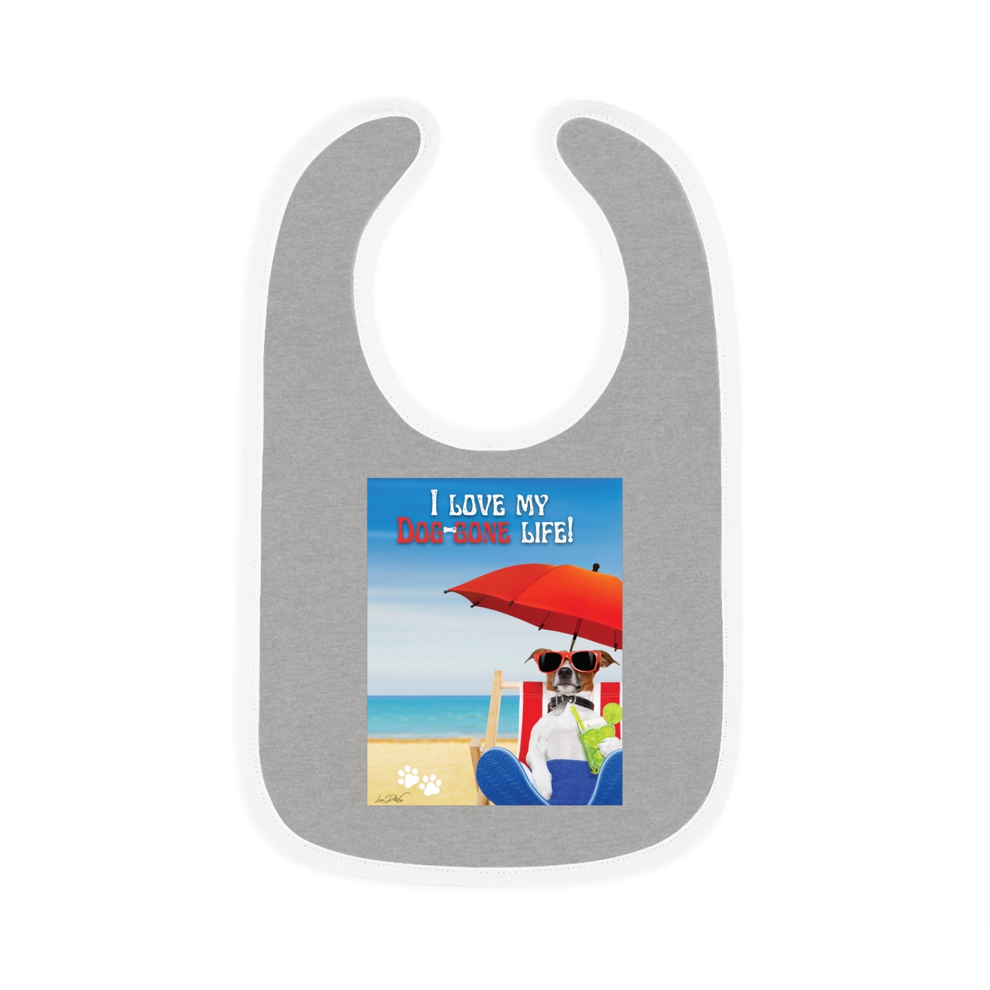 Baby (I Love My Dog-Gone Life) Jersey Bib