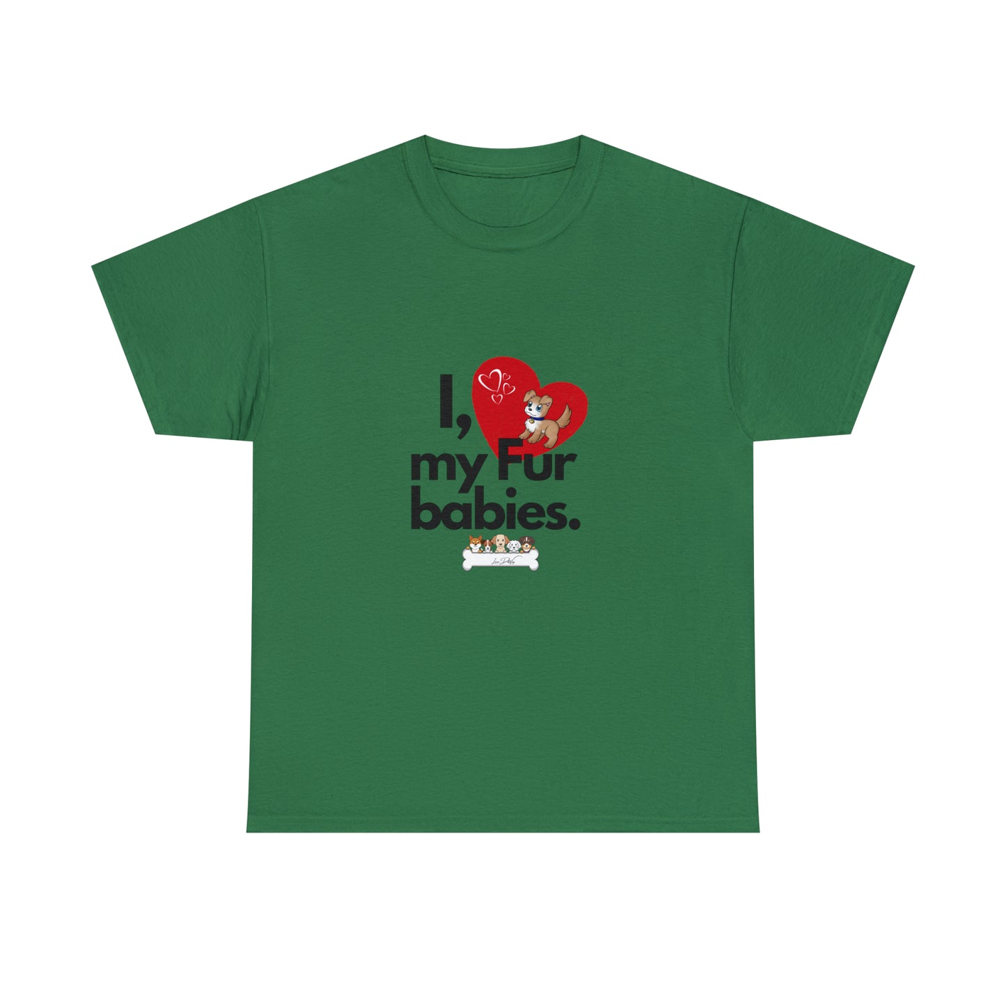Men's (I Love My Fur Babies) Cotton Tee