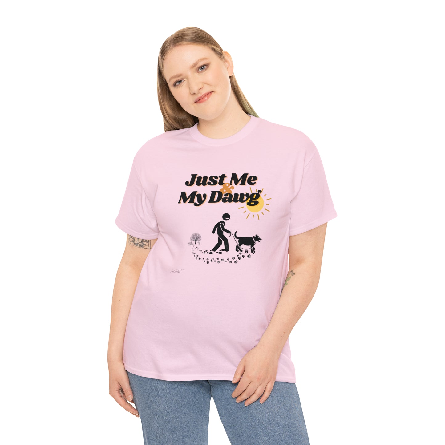 Women's (Just Me & My Dawg) Cotton Tee