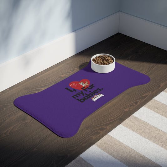 Pet Feeding Mat (I Love My Fur Baby)