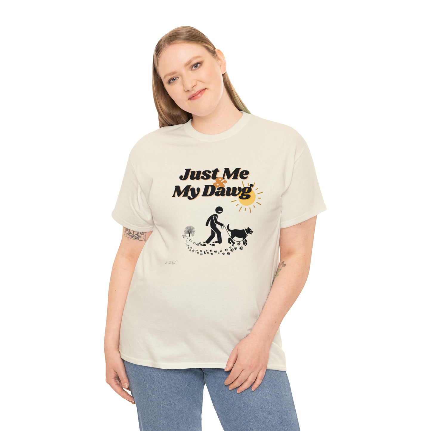Women's (Just Me & My Dawg) Cotton Tee