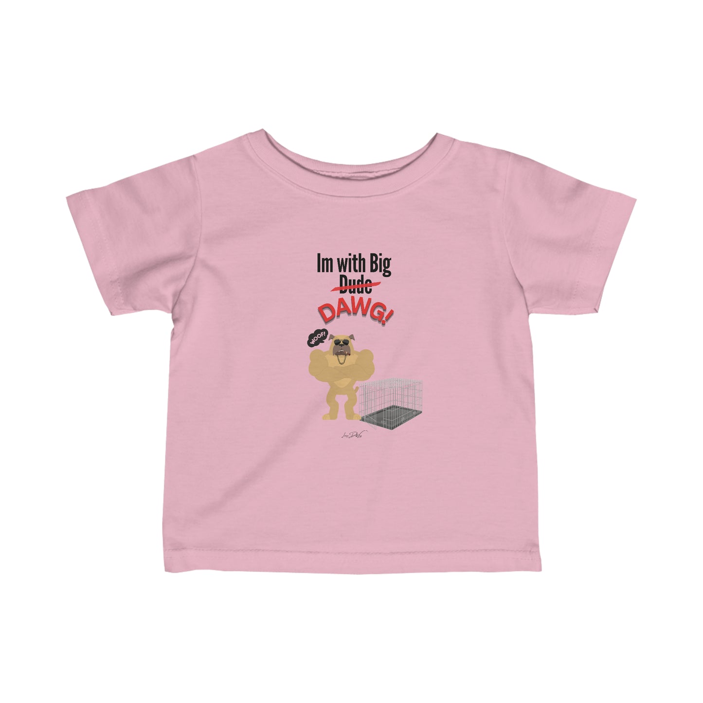 Toddler/Baby (Im With Big Dawg) Jersey Tee