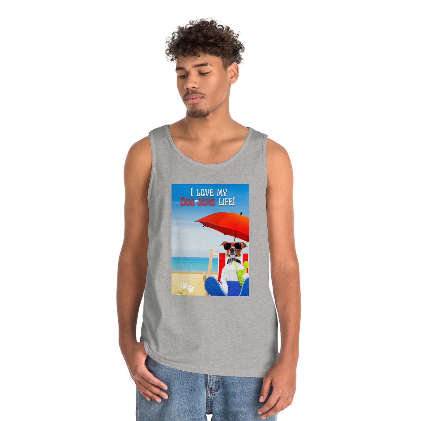 Men's (I Love My Dog-Gone Life) Tank Top
