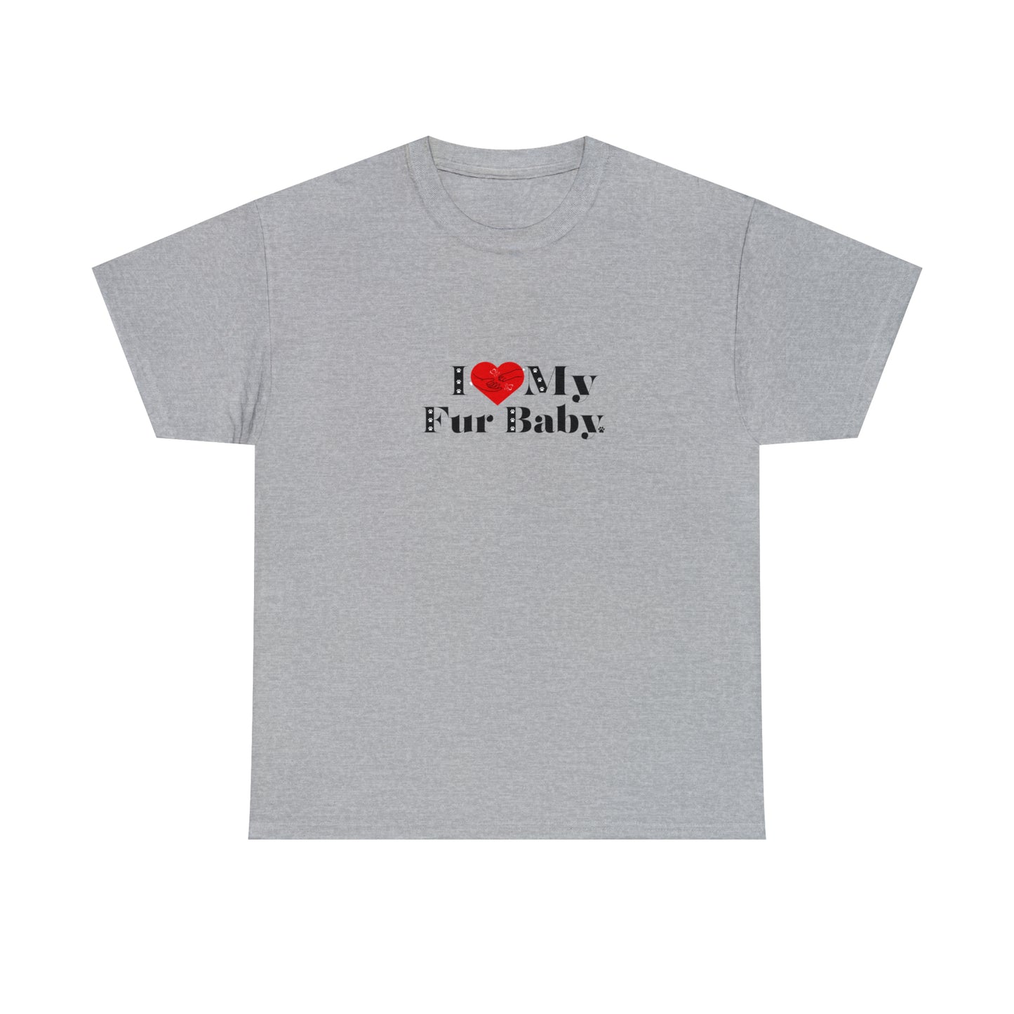 Men's (I Love My Fur Baby) Cotton Tee