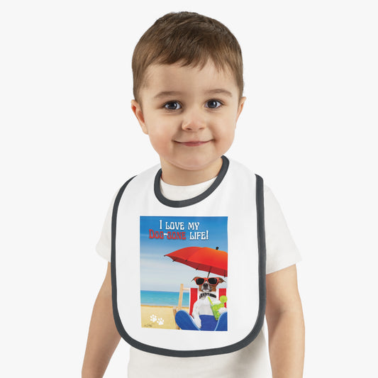 Baby (I Love My Dog-Gone Life) Jersey Bib