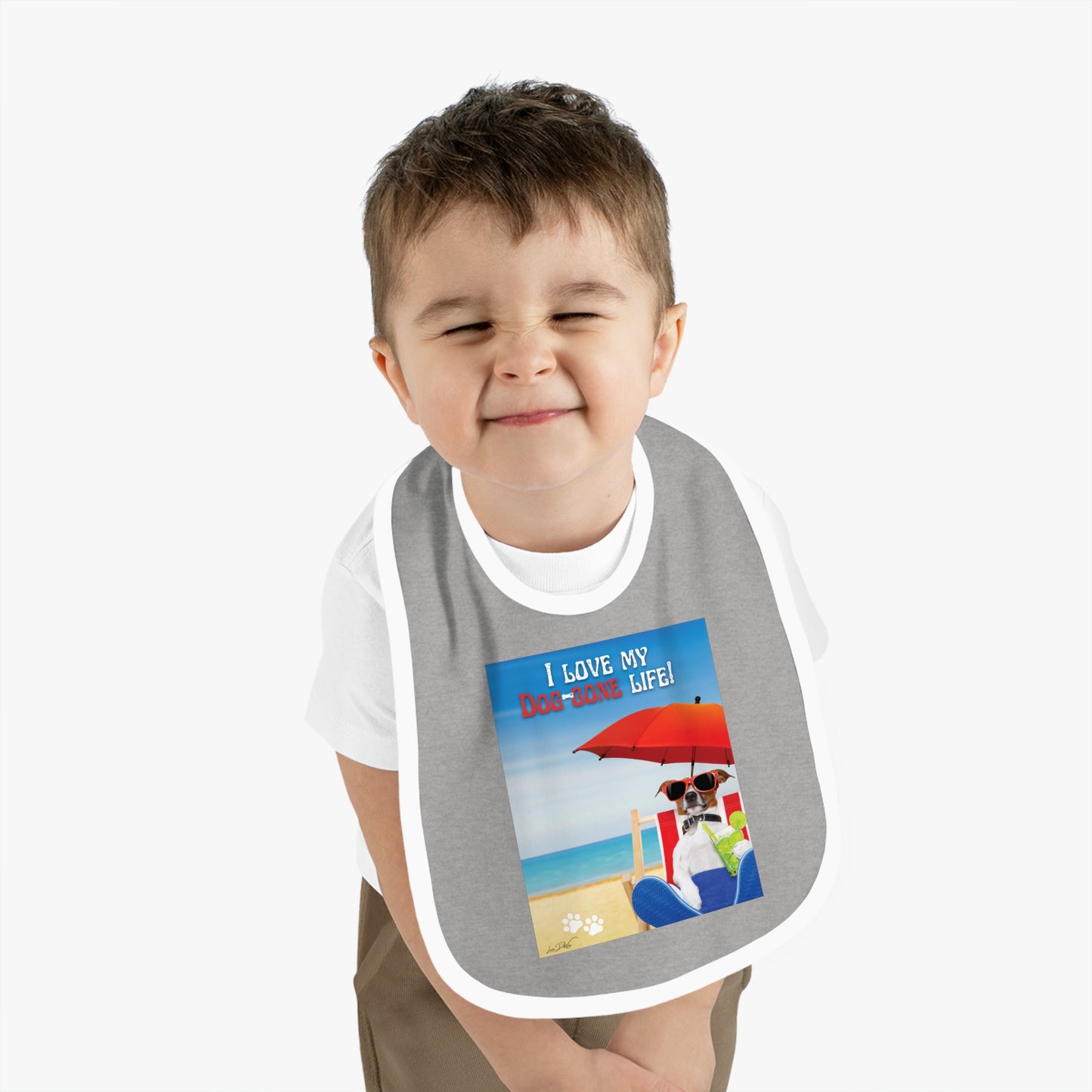 Baby (I Love My Dog-Gone Life) Jersey Bib