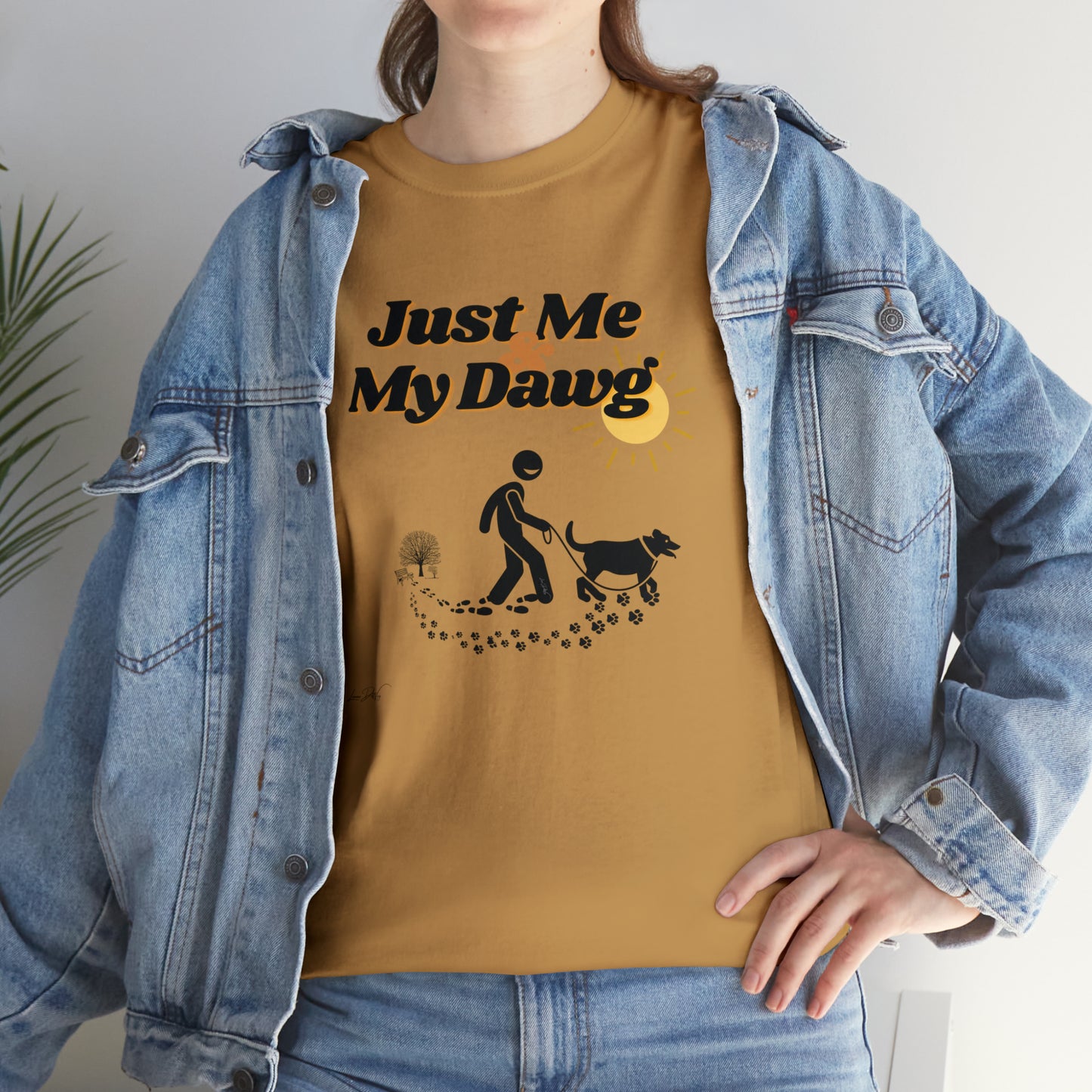 Women's (Just Me & My Dawg) Cotton Tee