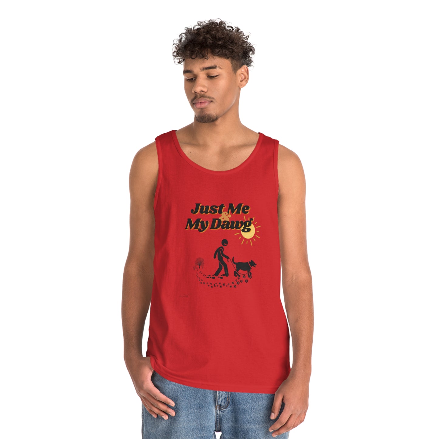 Men's (Just Me & My Dawg) Tank Top