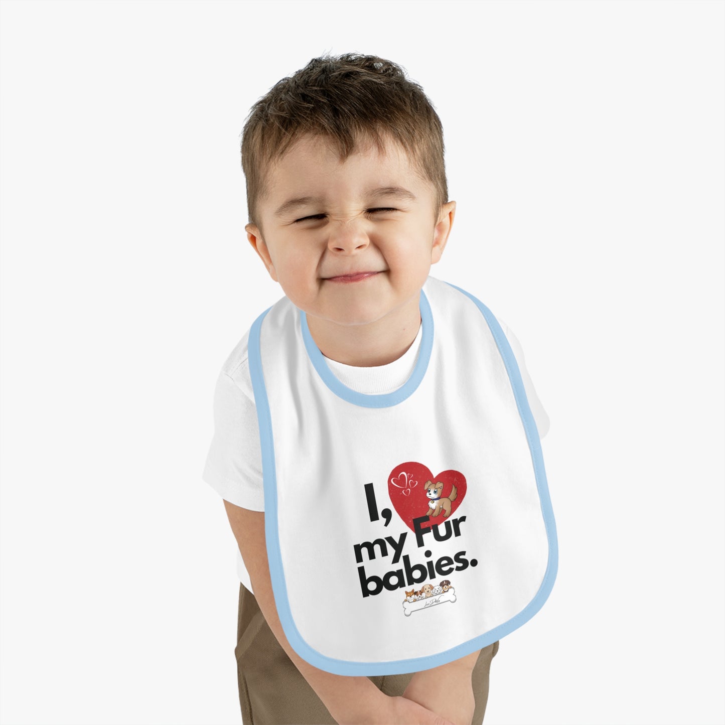 Baby (I Love My Fur Baby) Jersey Bib