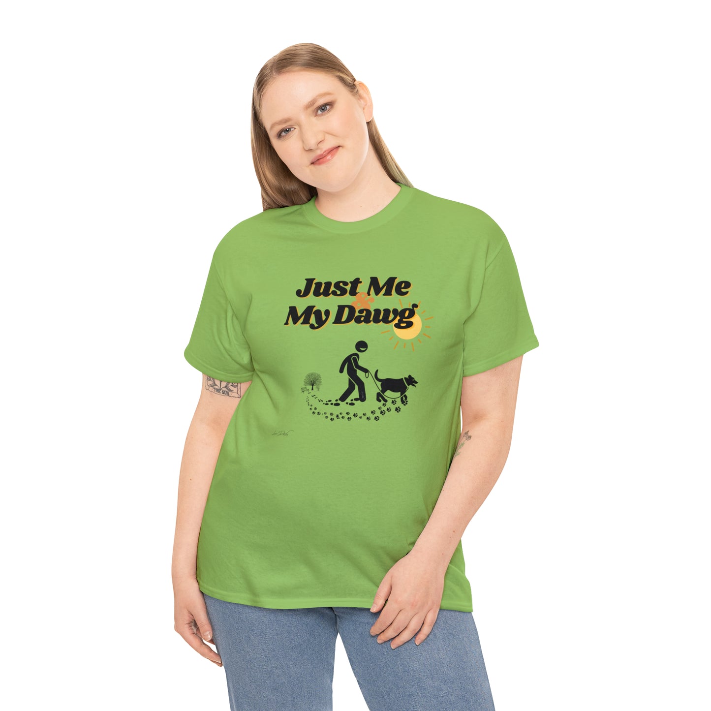 Women's (Just Me & My Dawg) Cotton Tee
