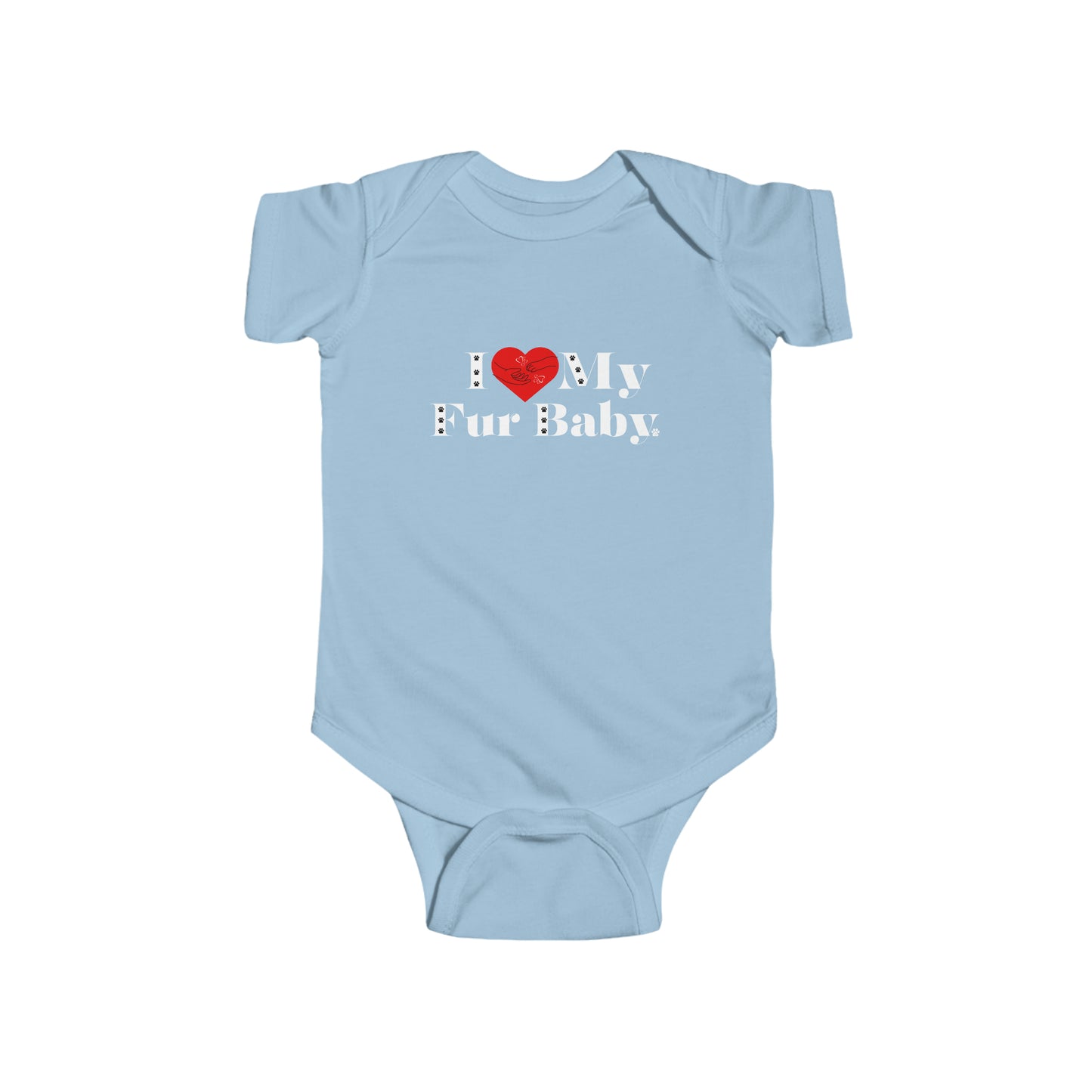 Infant (I Love My Fur Baby) Jersey Bodysuit