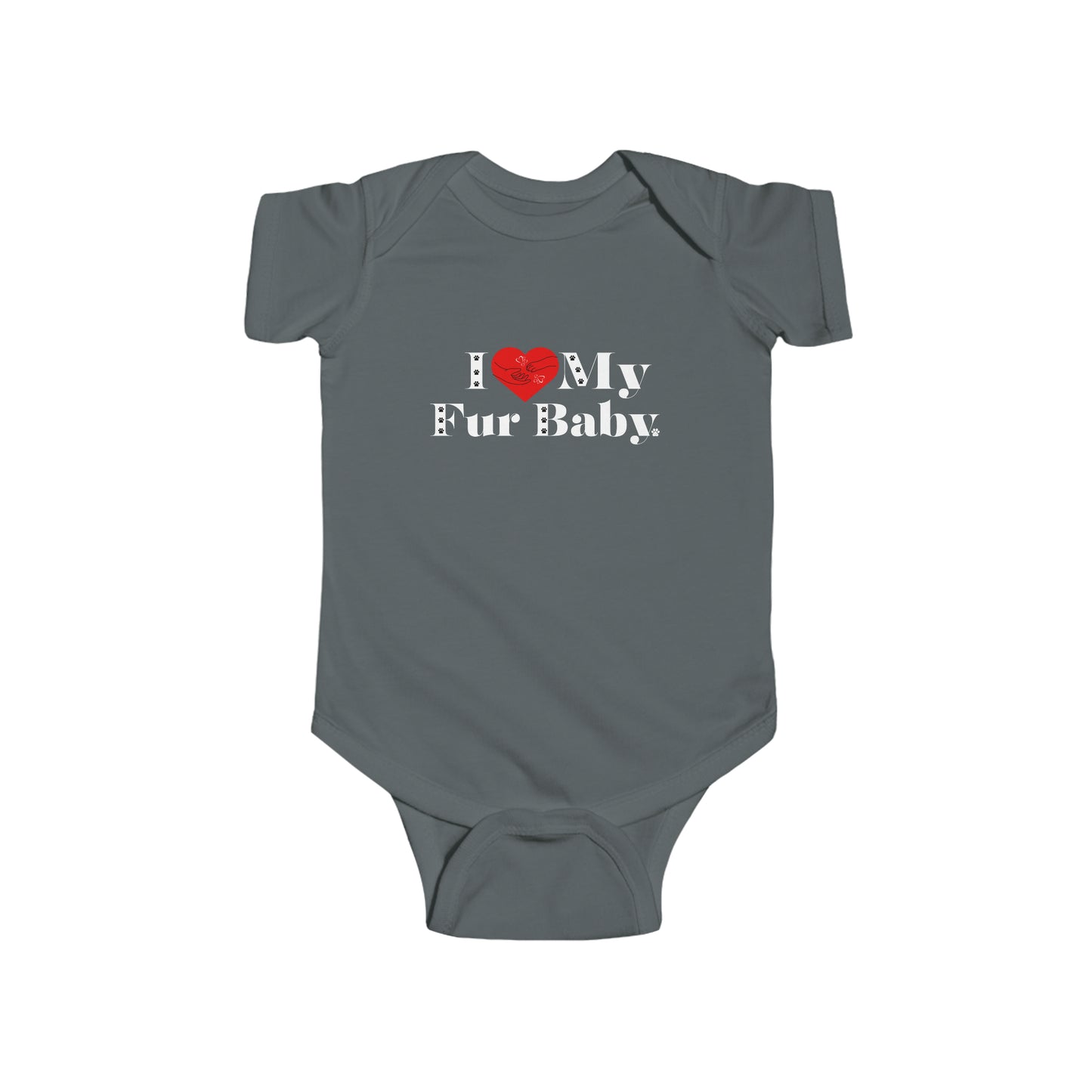 Infant (I Love My Fur Baby) Jersey Bodysuit
