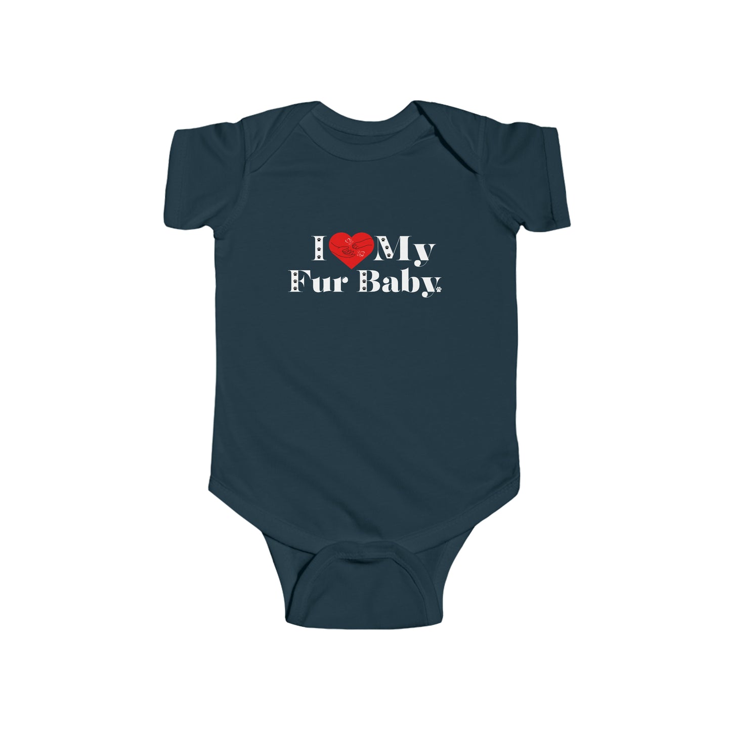 Infant (I Love My Fur Baby) Jersey Bodysuit