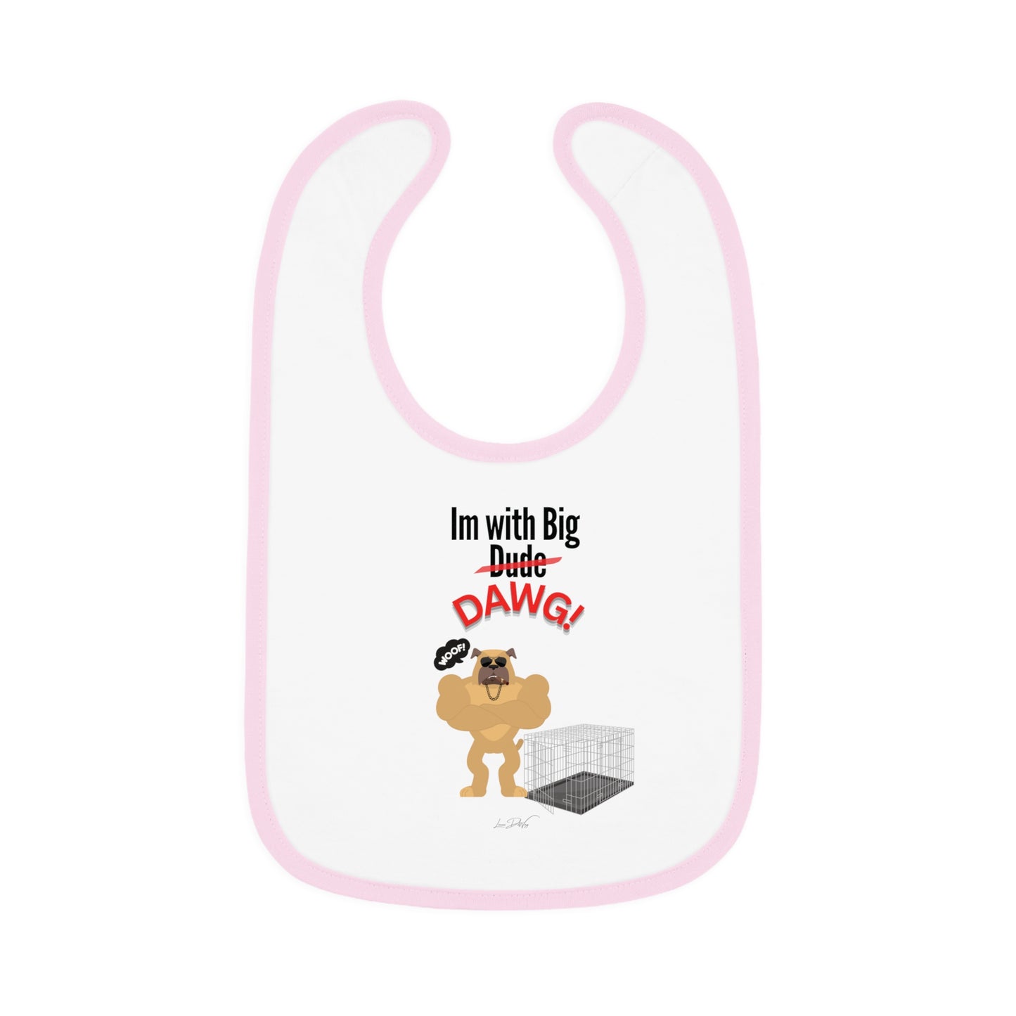 Baby (Im With Big Dawg) Jersey Bib