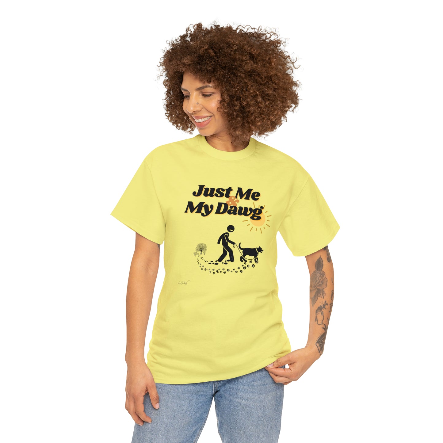 Women's (Just Me & My Dawg) Cotton Tee