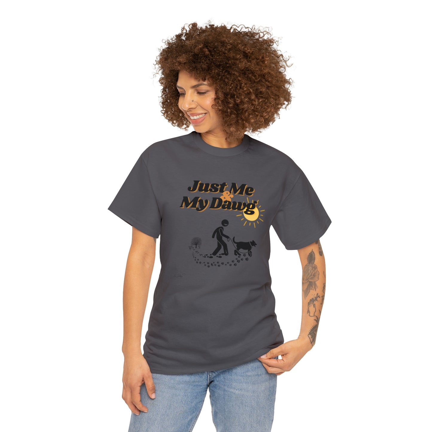 Women's (Just Me & My Dawg) Cotton Tee