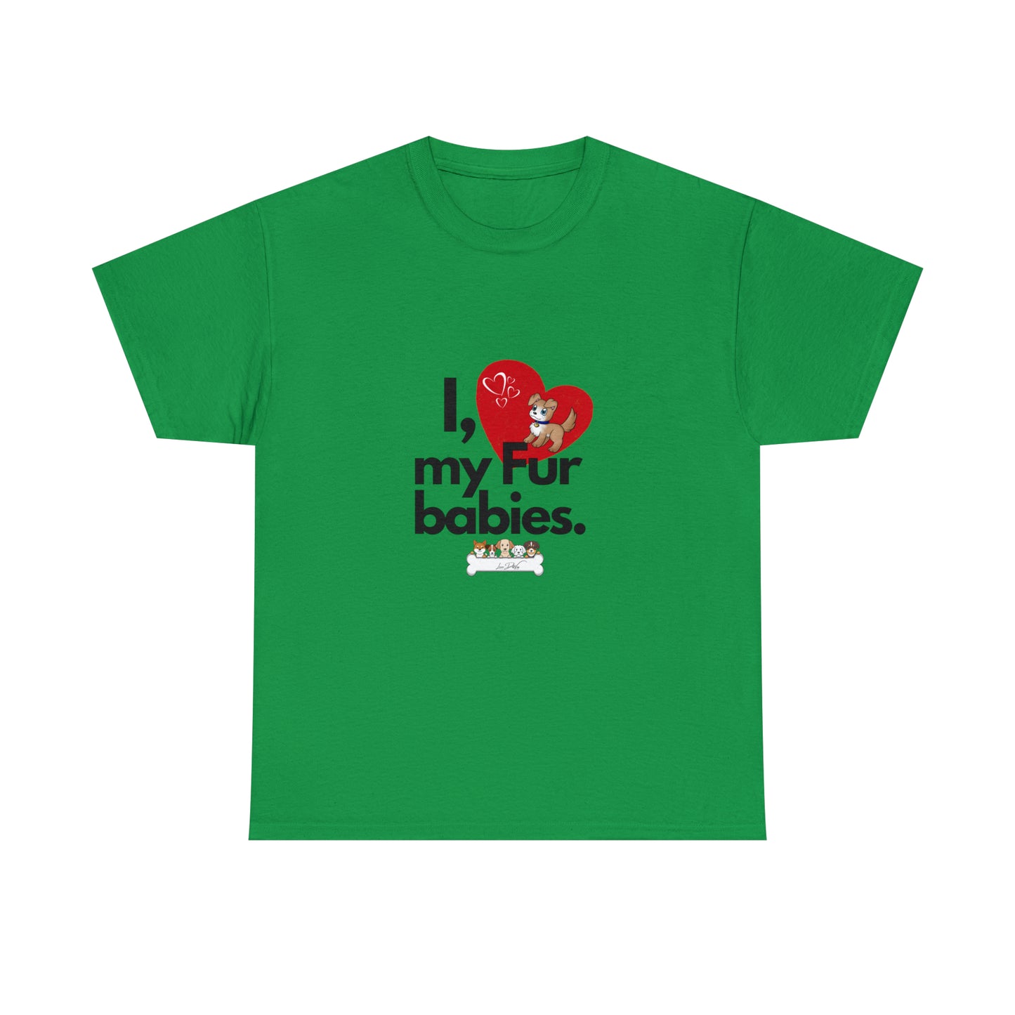 Men's (I Love My Fur Babies) Cotton Tee