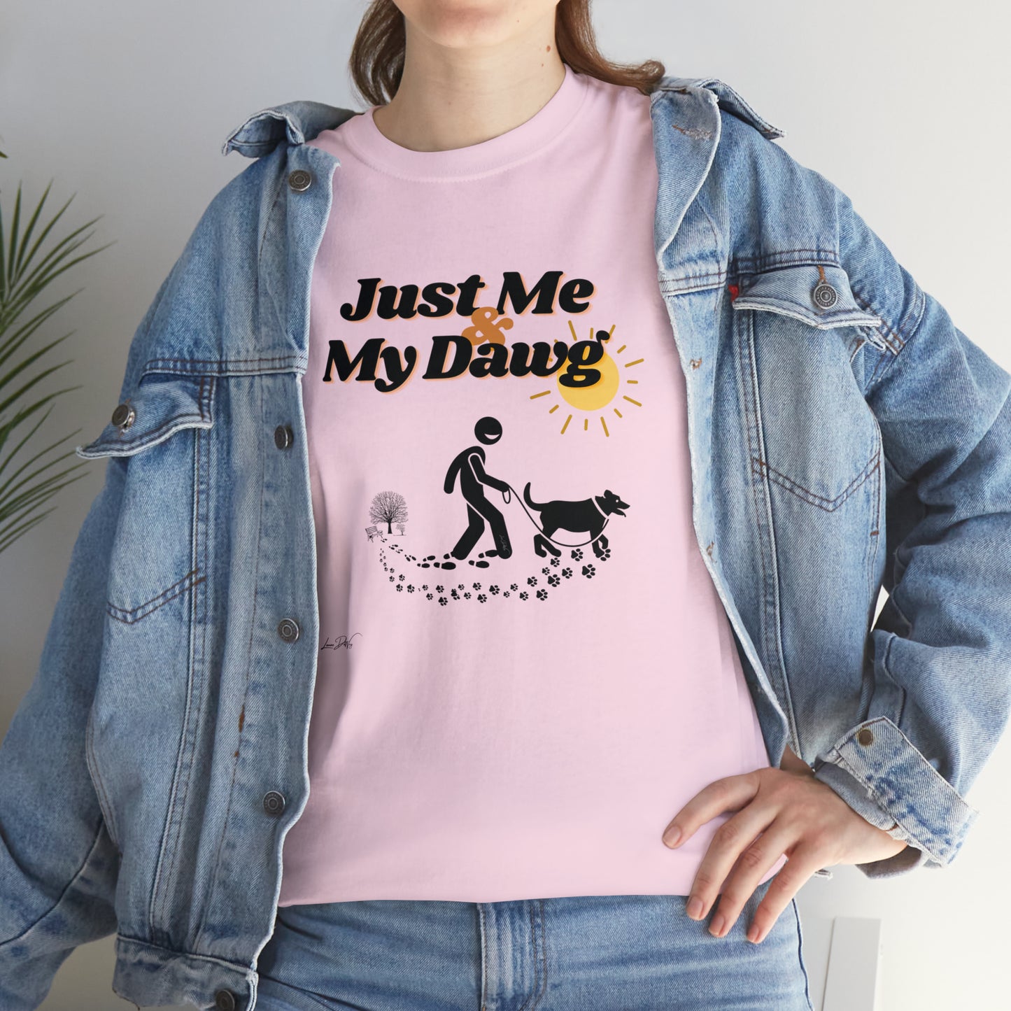 Women's (Just Me & My Dawg) Cotton Tee