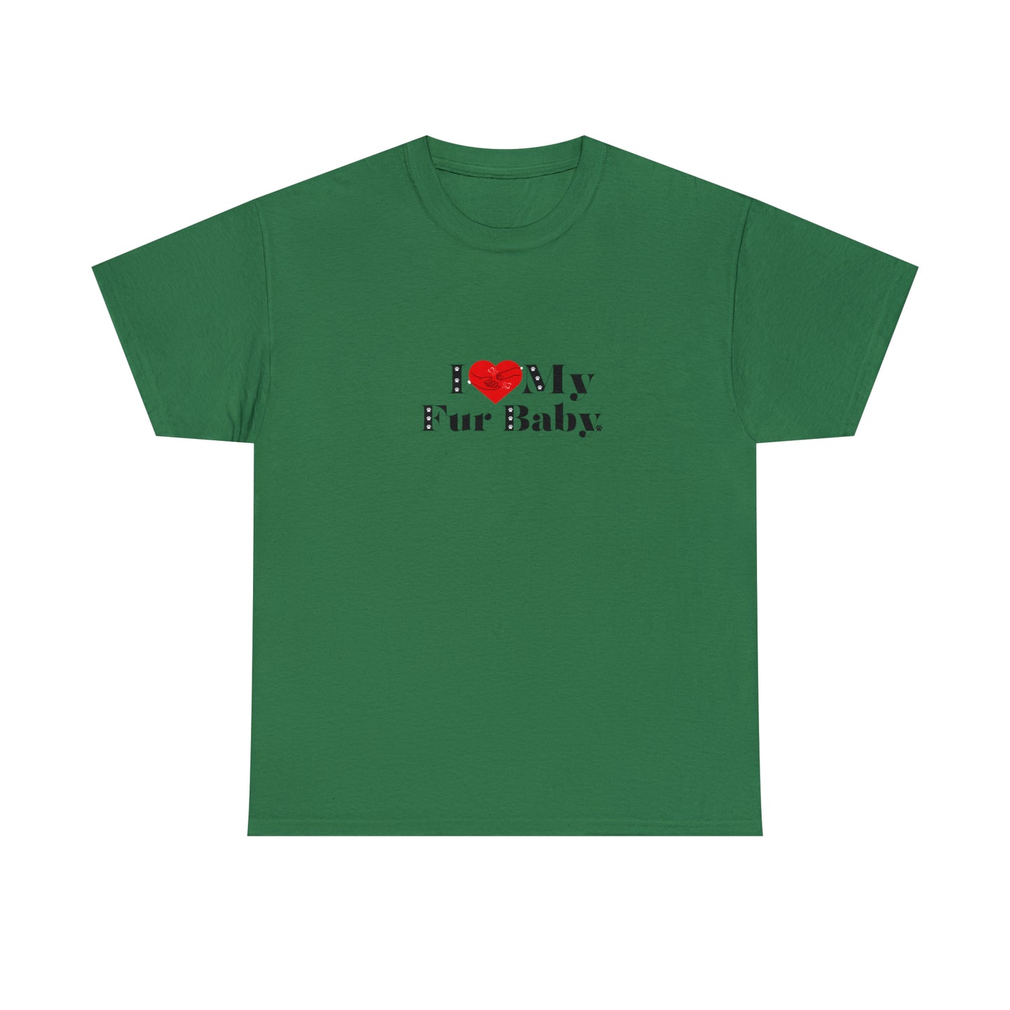 Men's (I Love My Fur Baby) Cotton Tee
