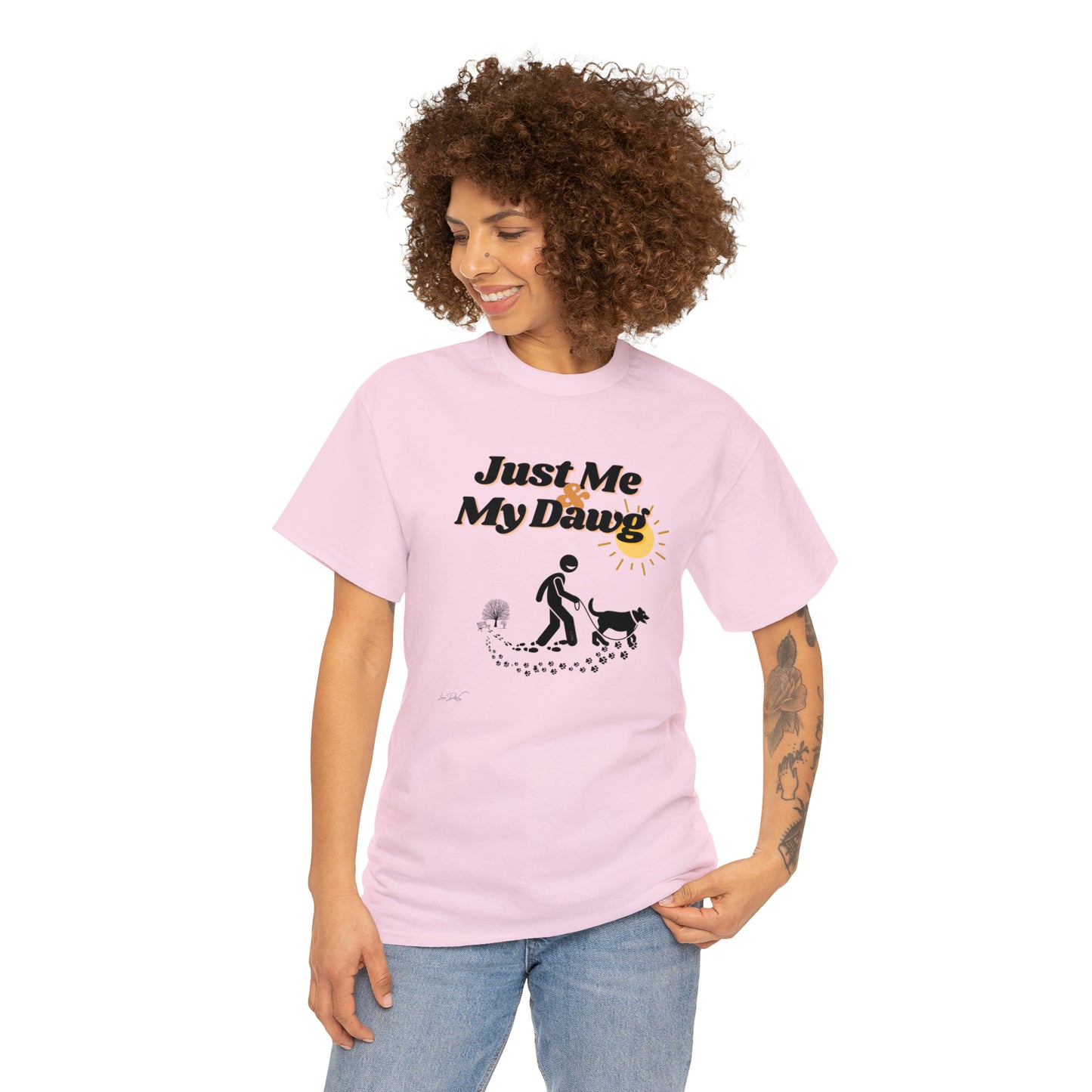 Women's (Just Me & My Dawg) Cotton Tee
