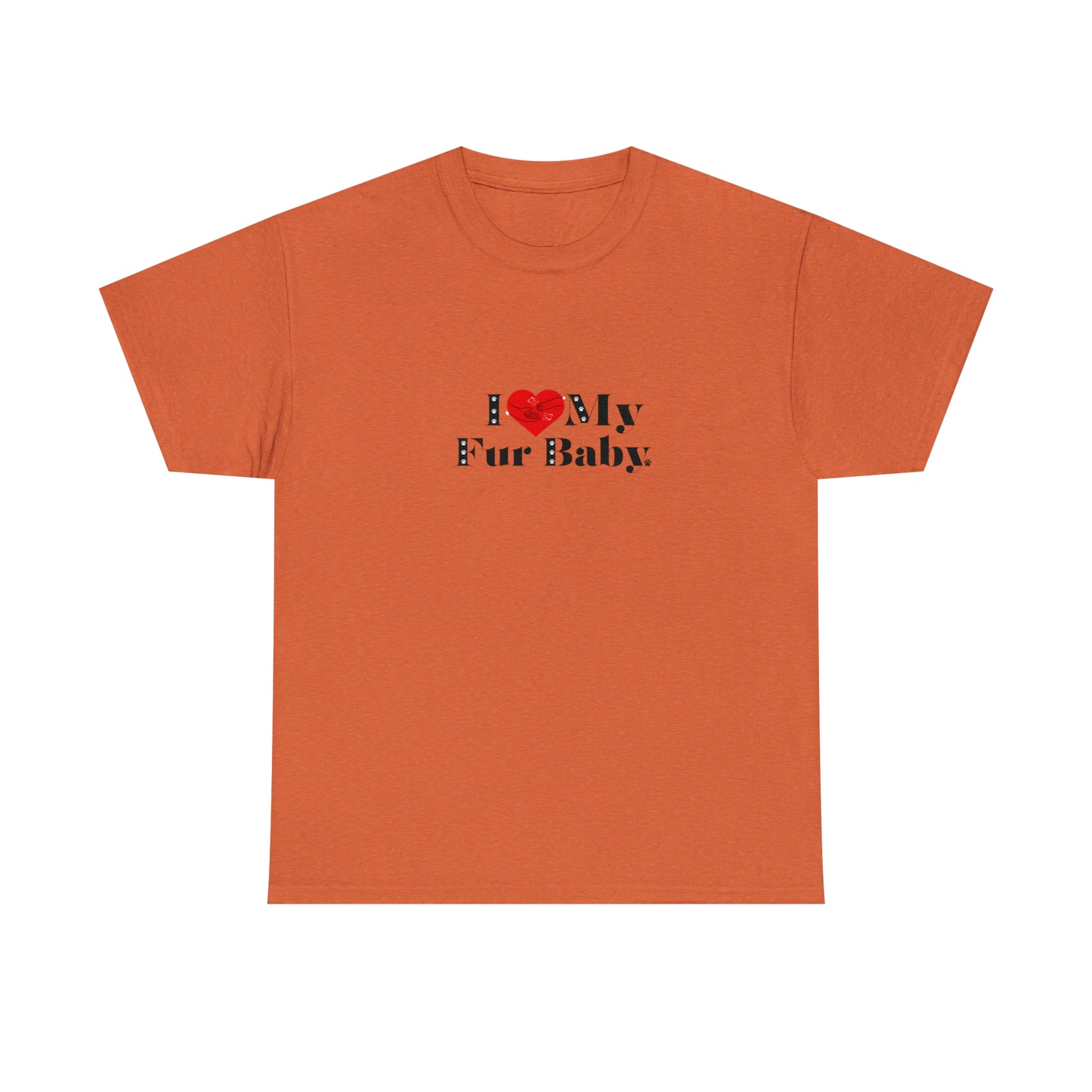 Men's (I Love My Fur Baby) Cotton Tee