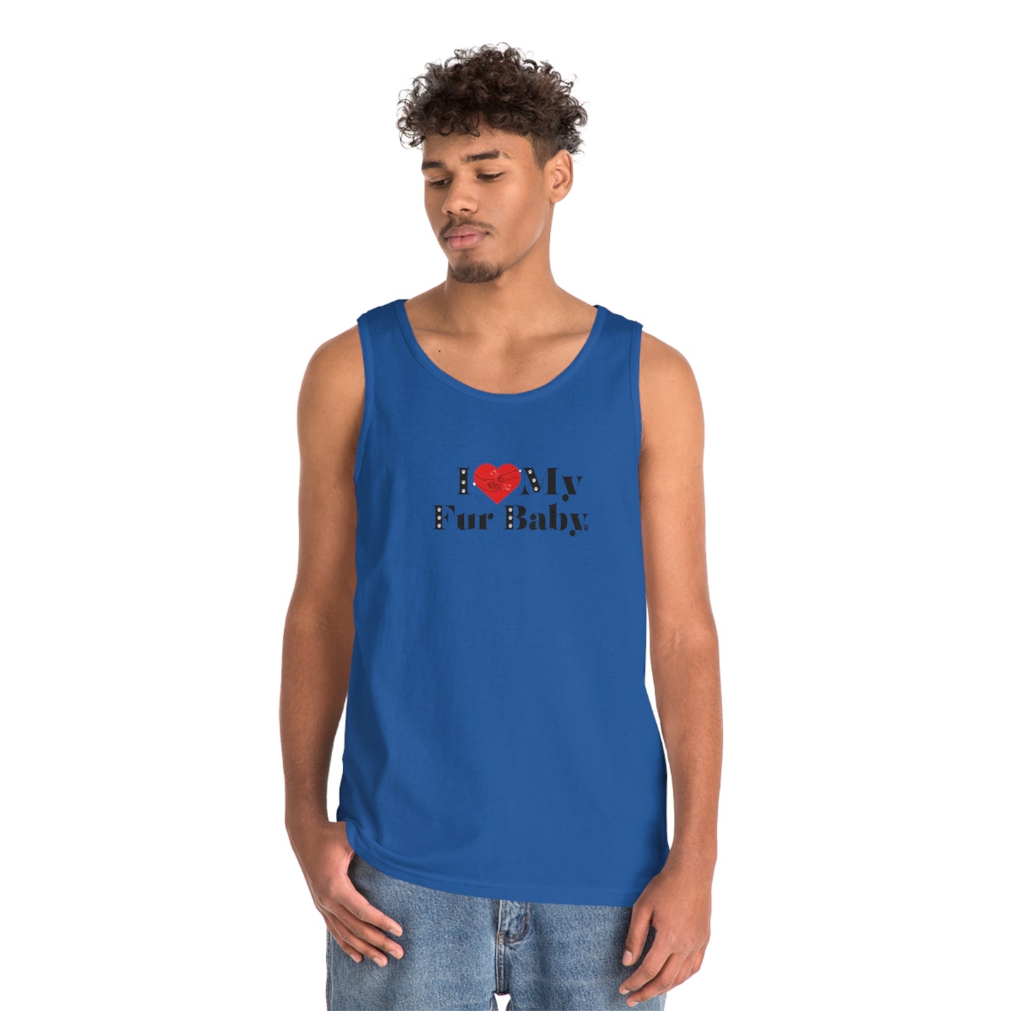 Men's (I Love My Fur Baby) Tank Top