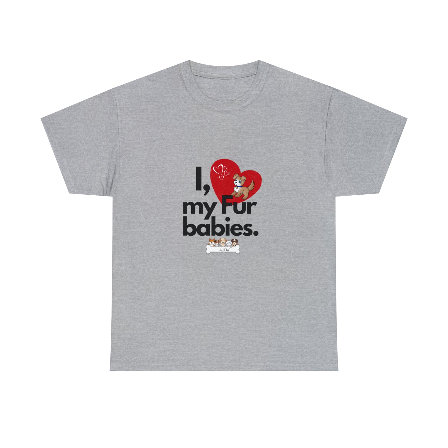 Men's (I Love My Fur Babies) Cotton Tee