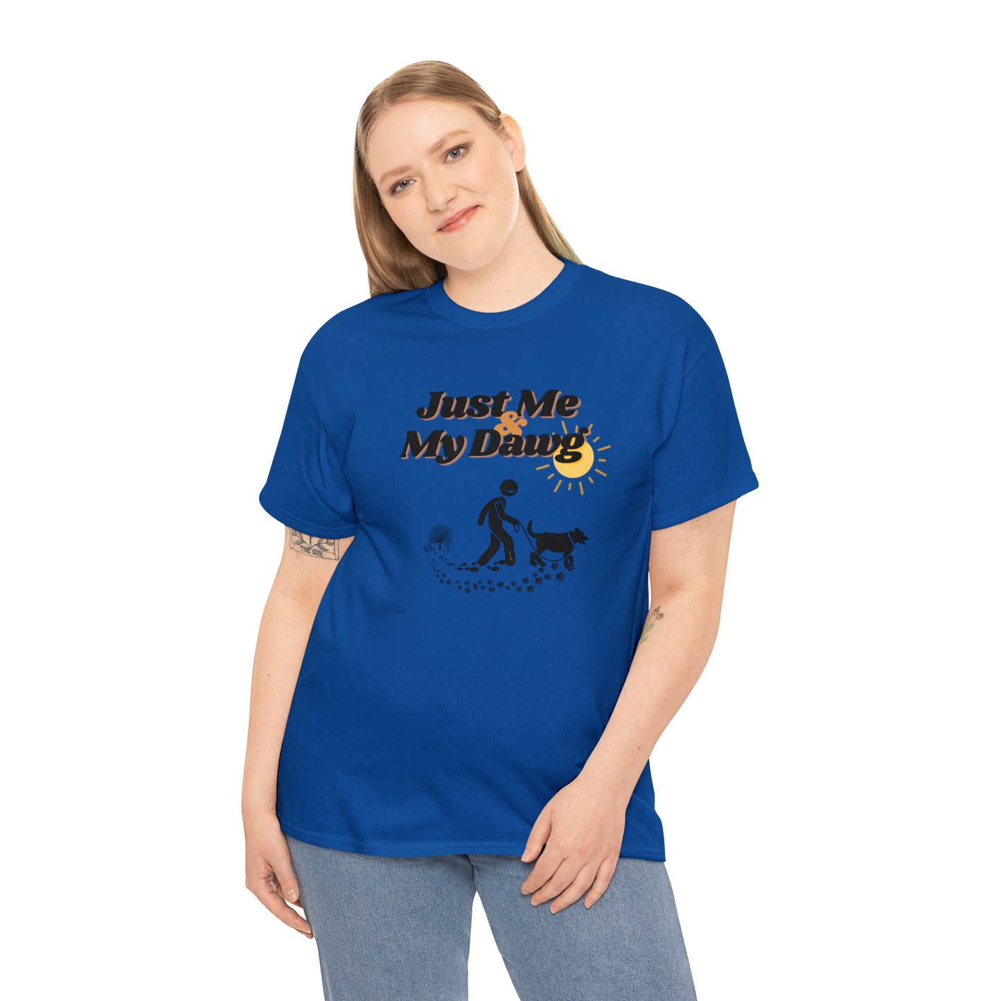 Women's (Just Me & My Dawg) Cotton Tee
