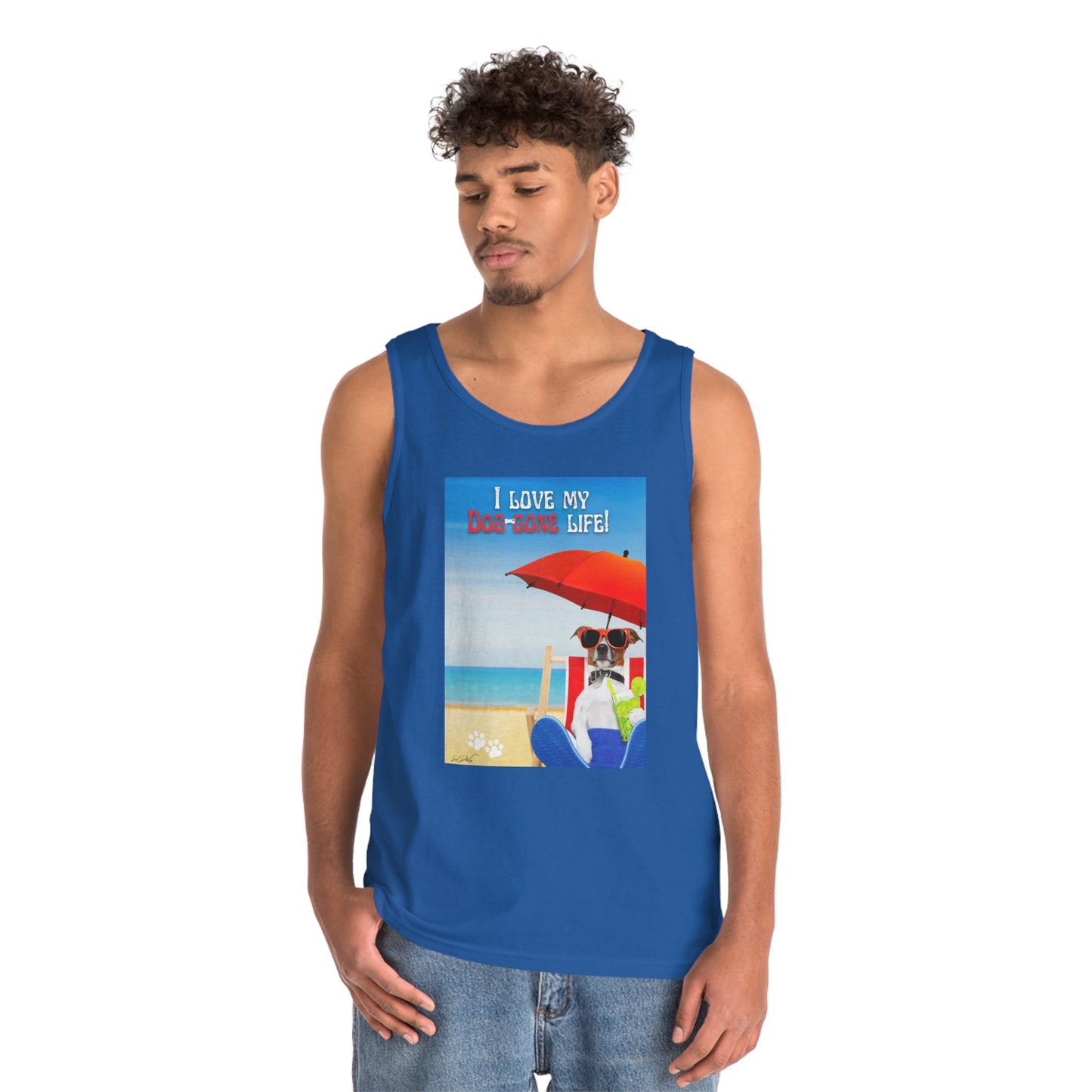 Men's (I Love My Dog-Gone Life) Tank Top