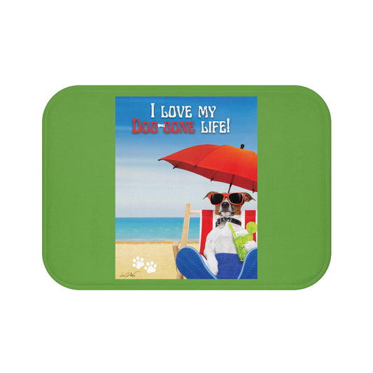 Bath Mat (I Love my Dog-Gone Life)