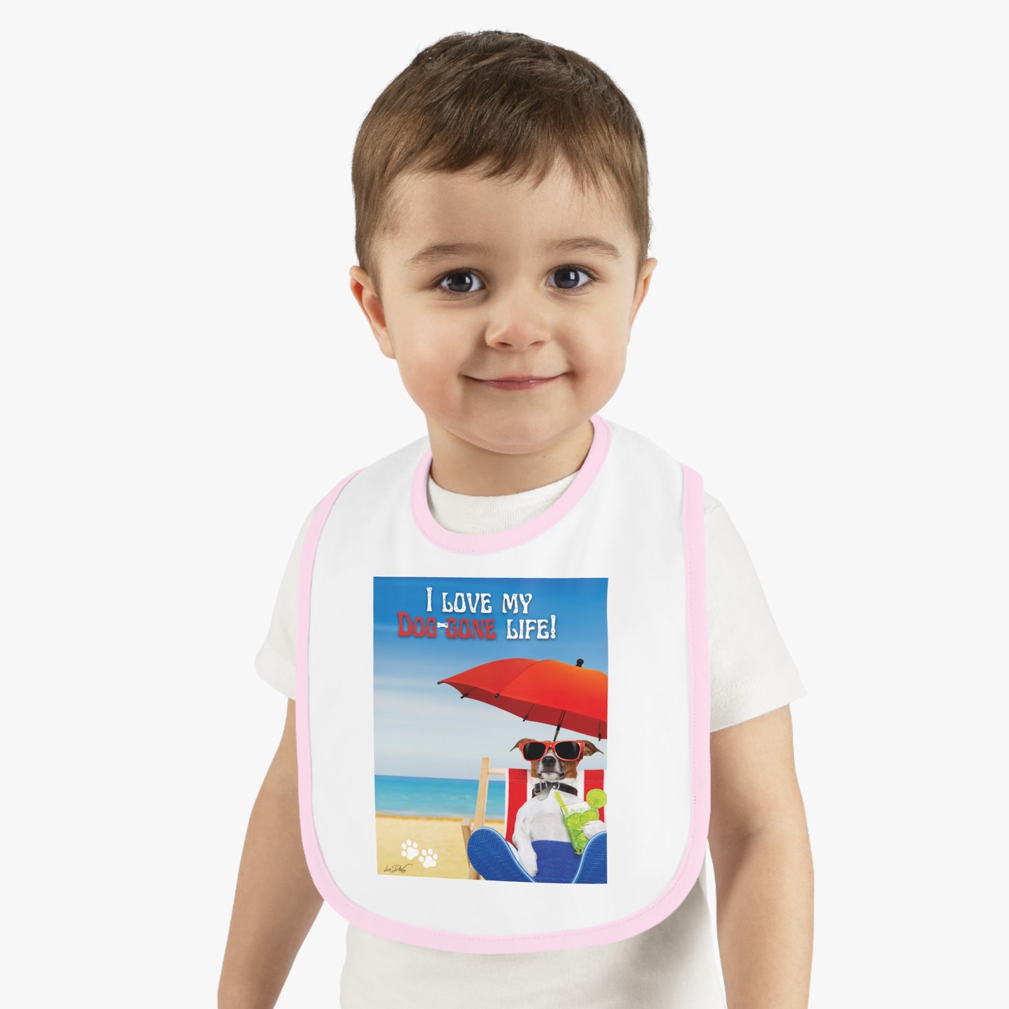 Baby (I Love My Dog-Gone Life) Jersey Bib