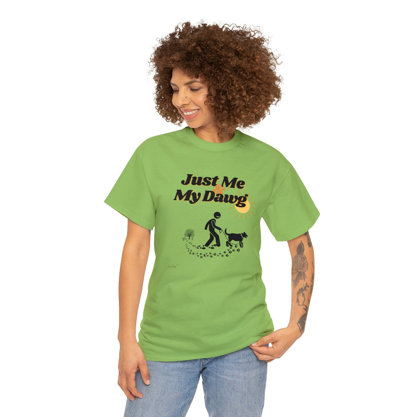 Women's (Just Me & My Dawg) Cotton Tee
