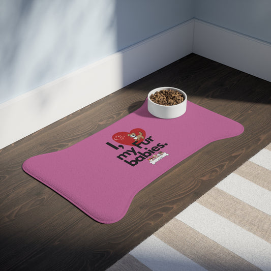 Pet Feeding Mat (I Love My Fur Baby)