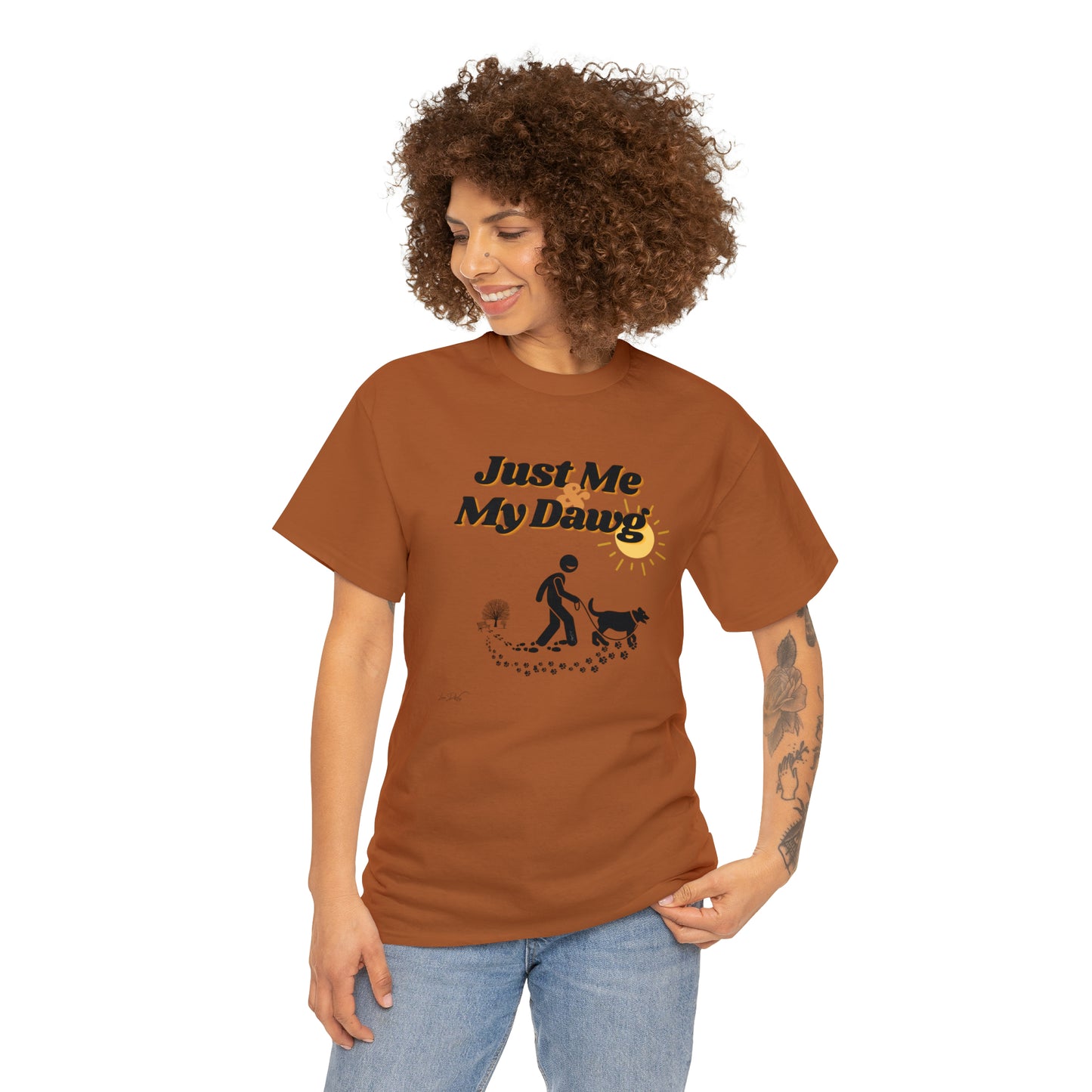 Women's (Just Me & My Dawg) Cotton Tee