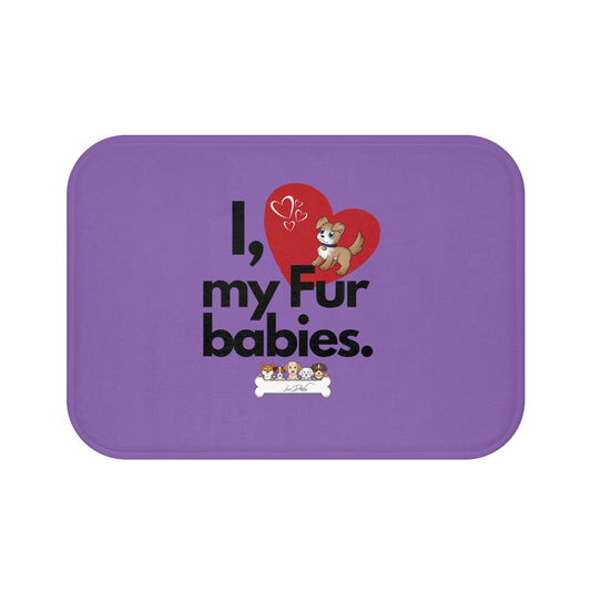 Bath Mat (I Love my Fur babies)