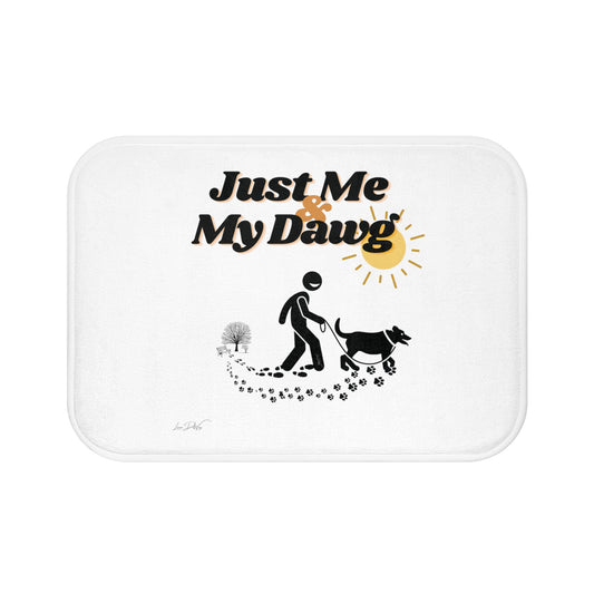 Bath Mat (Just Me & My Dawg)