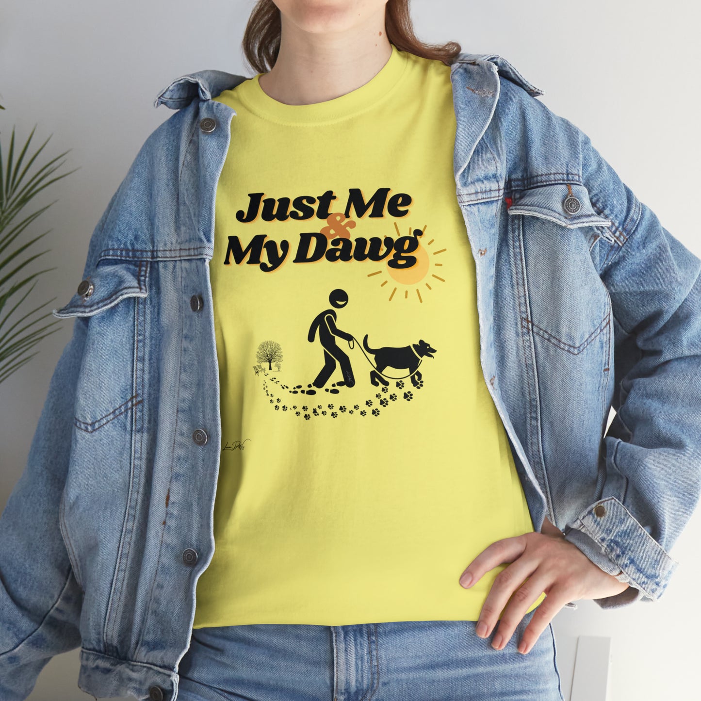 Women's (Just Me & My Dawg) Cotton Tee