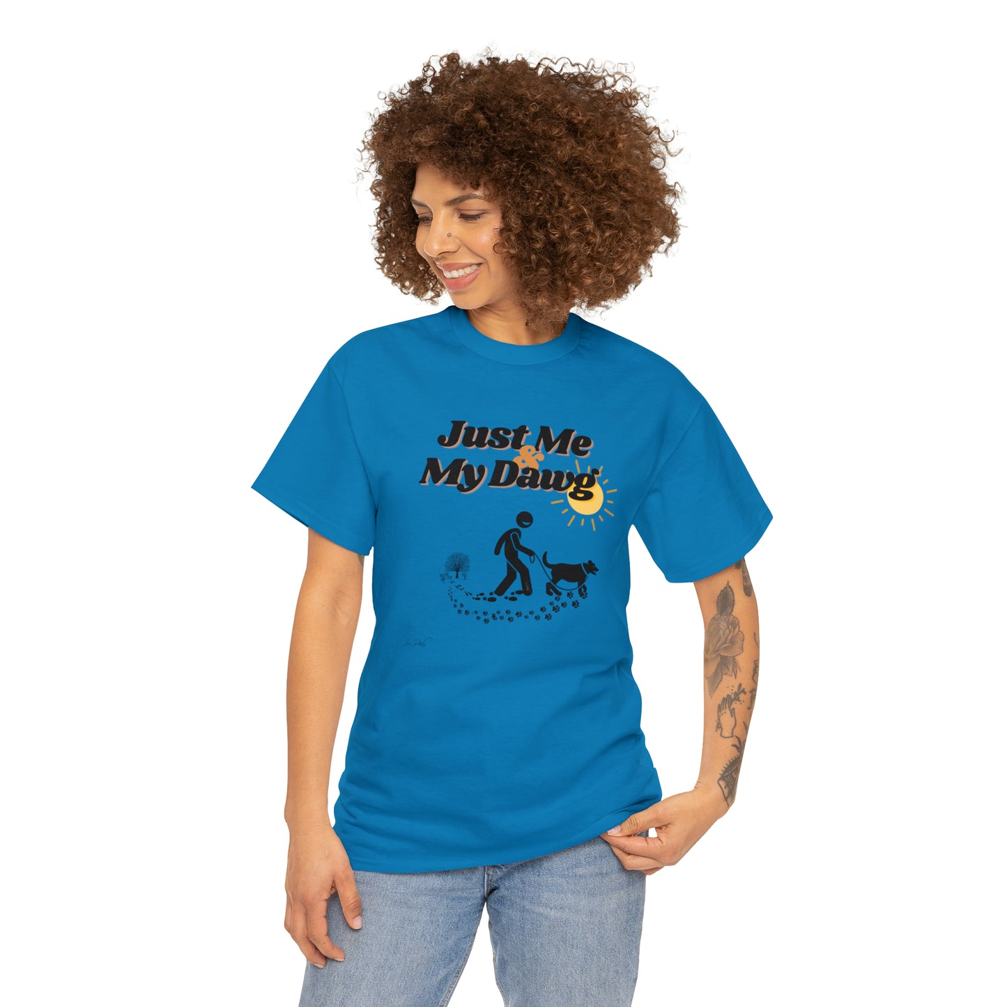 Women's (Just Me & My Dawg) Cotton Tee